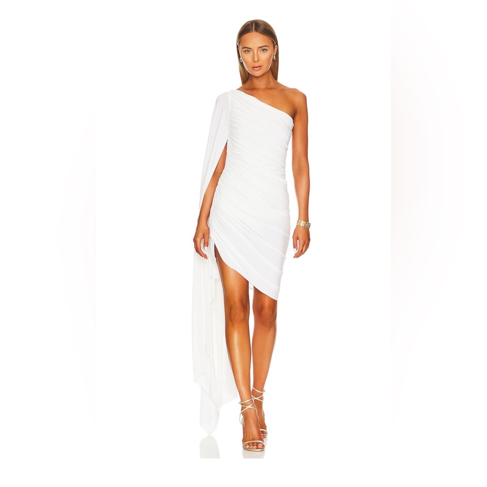 Norma Kamali, Diana Mini Dress, Snow White, Size S
